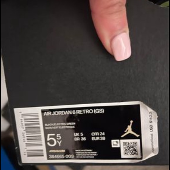 Jordan 6 black
